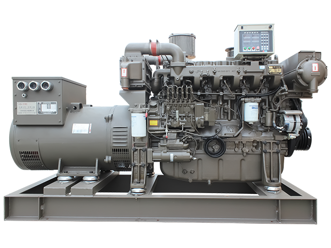 Gerador de energia industrial Yuchai Yc6K de alto desempenho da China para eficiência, série de geradores marítimos