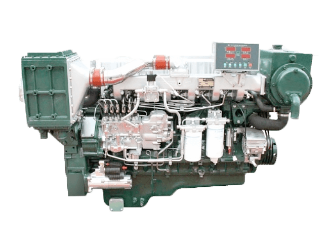 YC6MJ410L-C20, 410 HP, 300 kW, 1800 rpm, Motores Diesel Marítimos Yuchai Confiáveis para Barcos e Embarcações Marítimas
