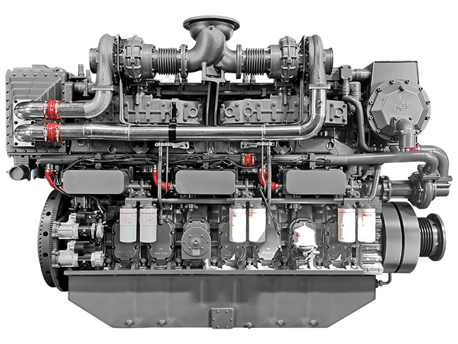 Motor marítimo Yuchai Yc6cl eficiente de 960/1035/1135/1200 HP, 1000 rpm