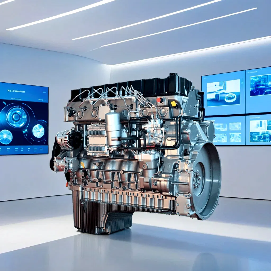 Motor Diesel Yuchai de Alto Desempenho da China para Aplicações em Máquinas Pesadas, Série YCK09, Yuchai