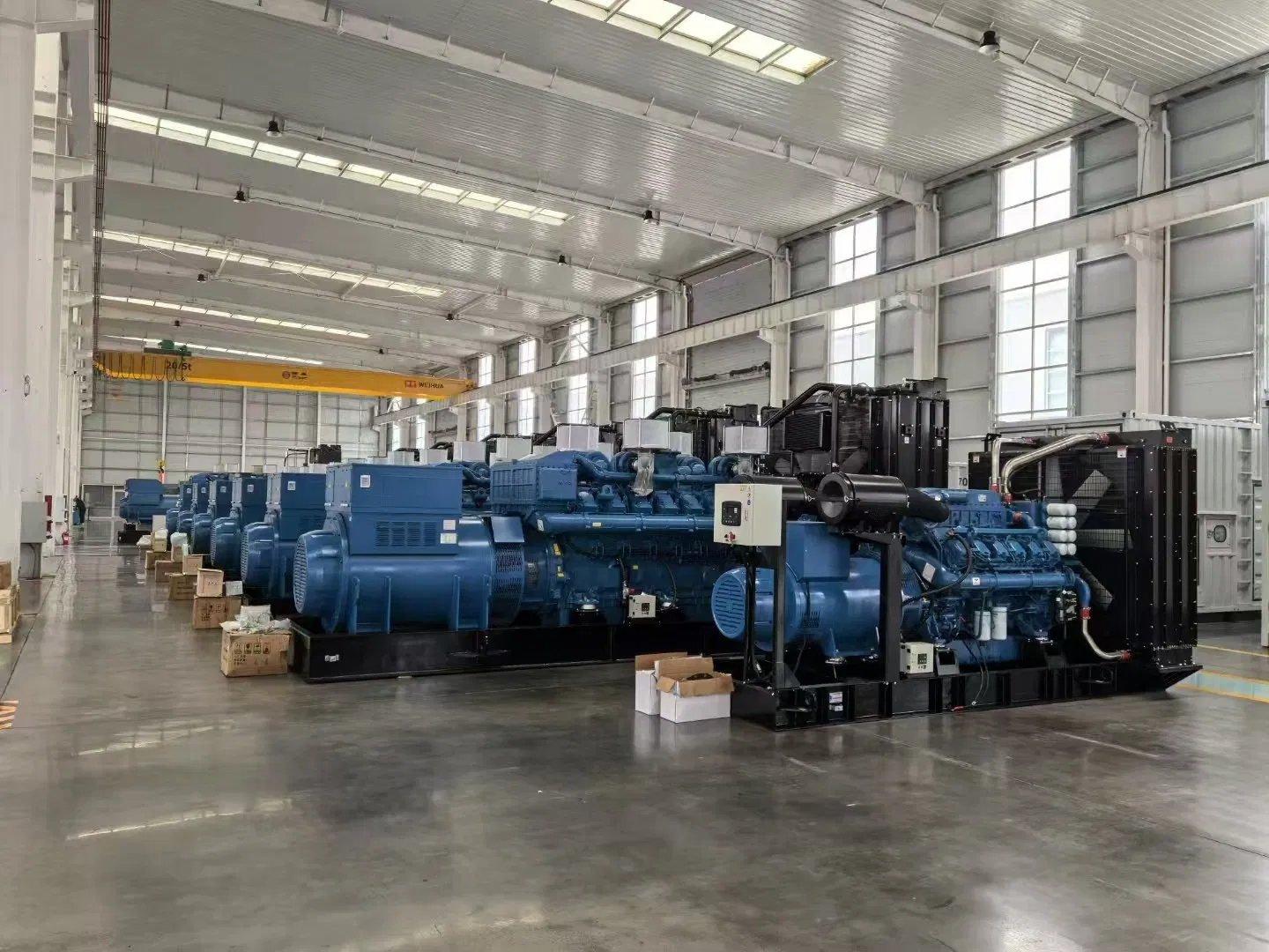 Conjunto gerador a diesel chinês para energia confiável, 1500 kW/50 Hz, conjunto gerador Yuchai
