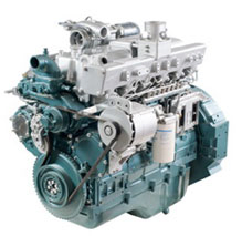 Motor de colheitadeira agrícola China Yuchai com escapamento SCR, série Yc6a, 7,255 L, 150 kW