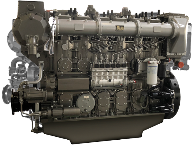 Motor marítimo potente Yuchai da China Yc6TF, 720/815/820/850/900/980/1000 HP, 1000/1200/1350/1500 rpm