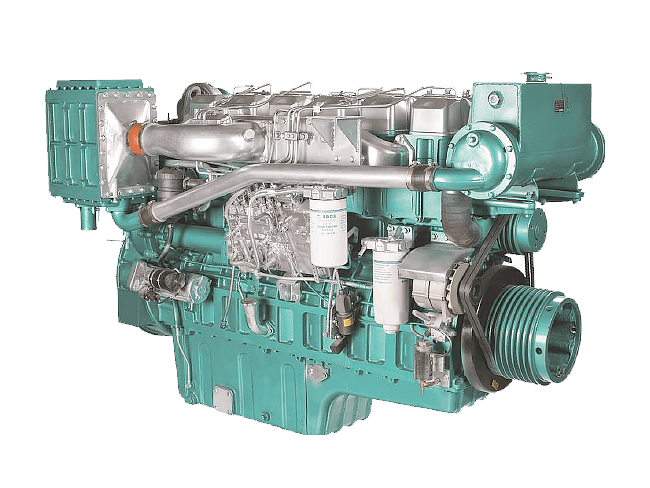YC6MJ410L-C20, 410 HP, 300 kW, 1800 rpm, Motores Diesel Marítimos Yuchai Confiáveis para Barcos e Embarcações Marítimas