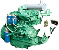 Motor de colheitadeira agrícola China Yuchai com escapamento SCR, série Yc6a, 7,255 L, 150 kW