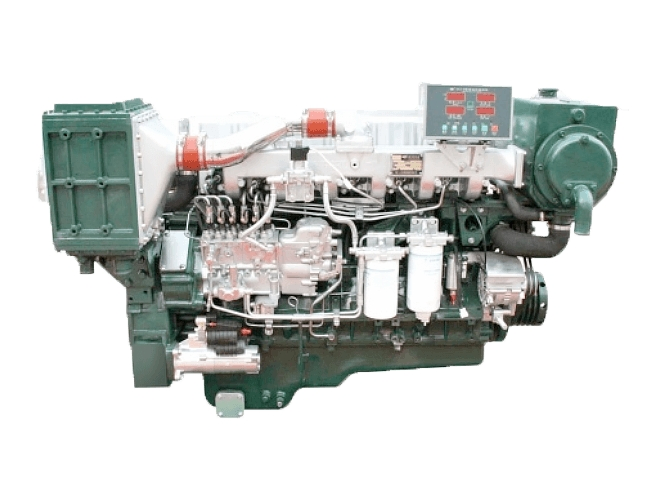 Motor marítimo de alto desempenho Yuchai série YC6B fabricado na China, à venda, com faixa de potência de 85 a 165 HP