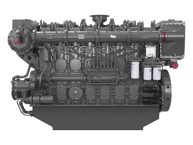 Motor marítimo China Yuchai Yc8cl, 1400/1500/1600/1630/1800 HP, 1000 rpm