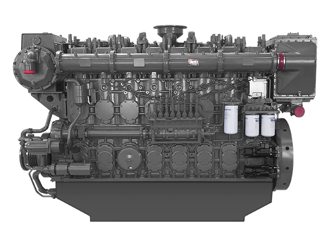 Motor marítimo Yuchai Yc6cl eficiente de 960/1035/1135/1200 HP, 1000 rpm