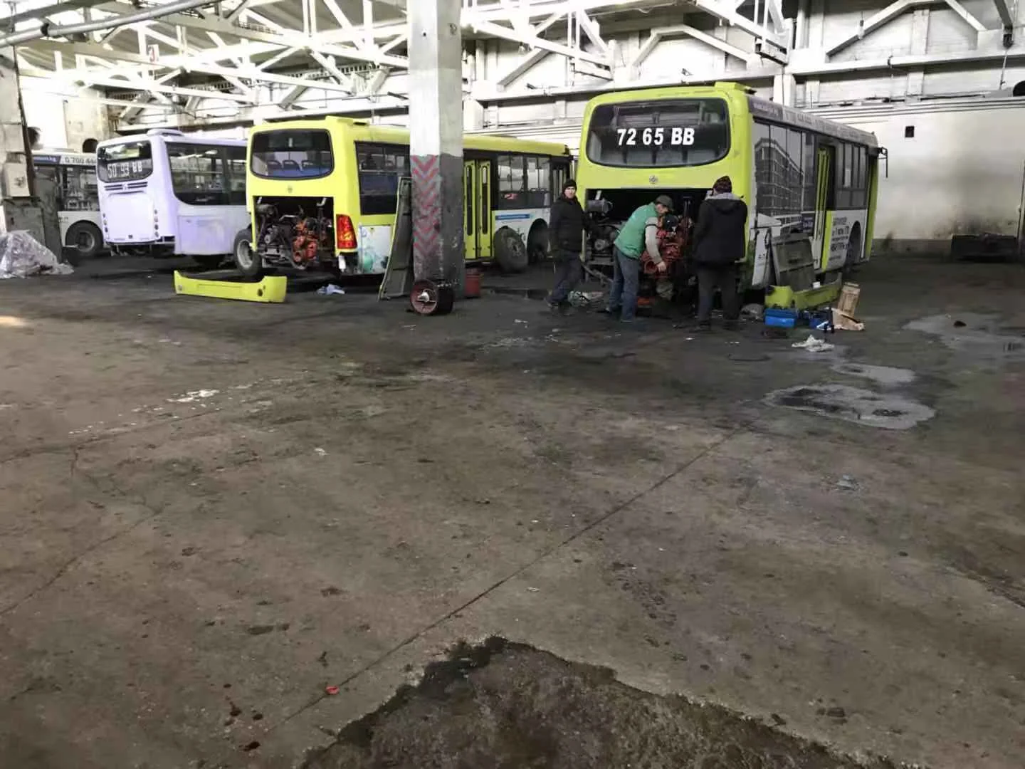 Ganhou a licitação para o projeto de troca de motores da Bishkek Bus Company